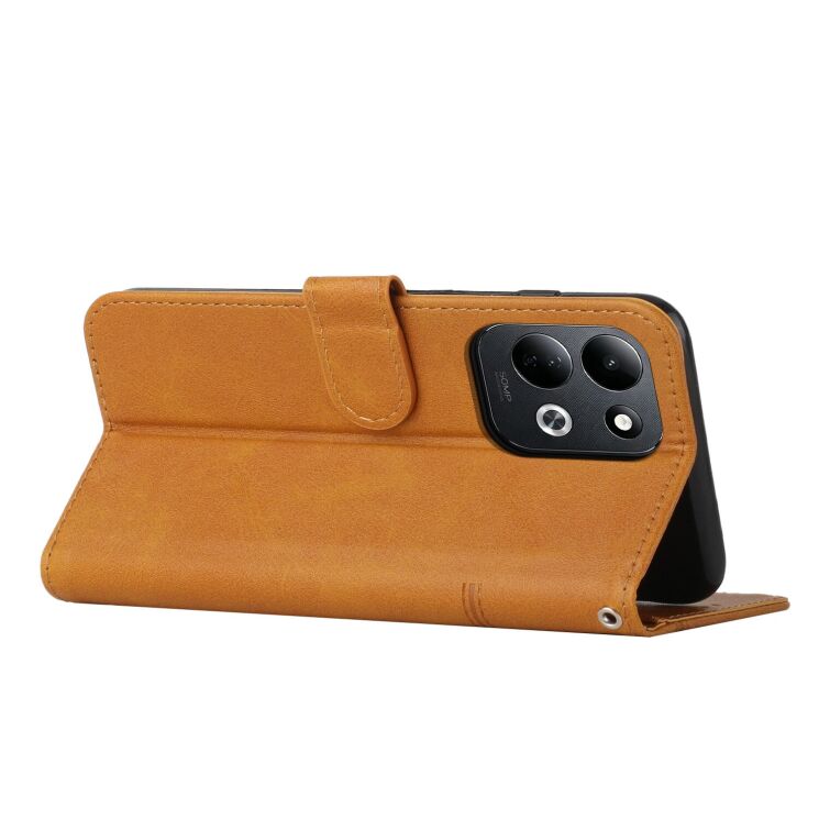 Чохол-книжка з застібкою UniCase Jet Cover для Xiaomi Poco C95 Pro - Yellow: фото 2 з 10