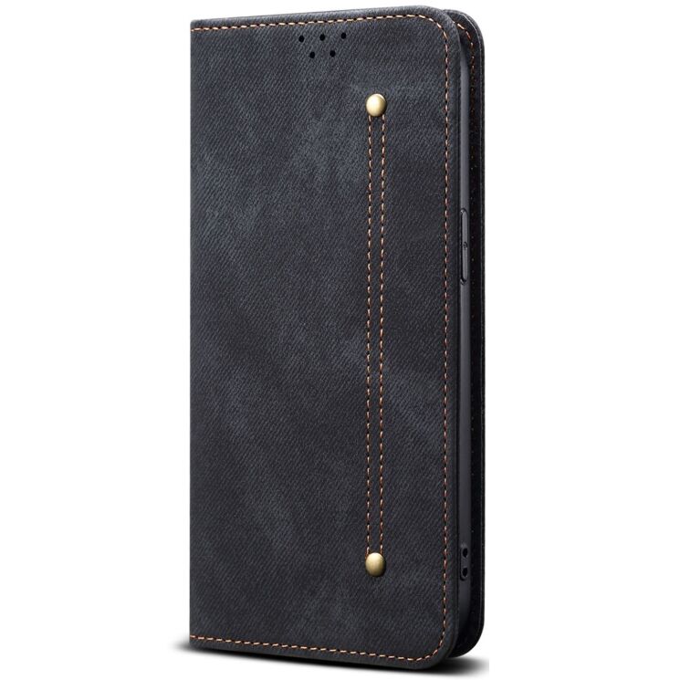 Чехол-книжка UniCase Jeans Wallet для Apple iPhone 17 Pro Max - Black: фото 5 из 6