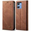 Чохол-книжка UniCase Jeans Wallet для Motorola G55 - Coffee (366101C)