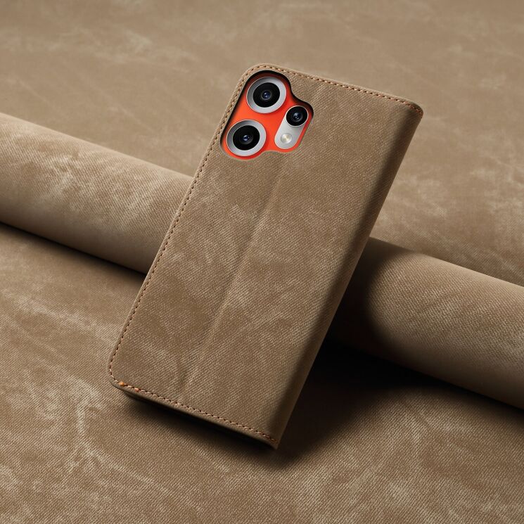 Чехол-книжка UniCase Jeans Wallet для Nothing CMF Phone 2 Pro - Khaki: фото 7 из 7