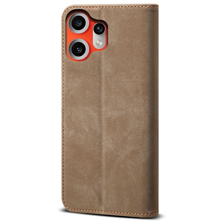 Чехол-книжка UniCase Jeans Wallet для Nothing CMF Phone 2 Pro - Khaki: фото 6 из 7