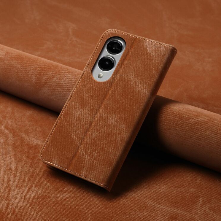 Чохол-книжка UniCase Jeans Wallet для Samsung Galaxy S25 Edge (S937) - Coffee: фото 7 з 7