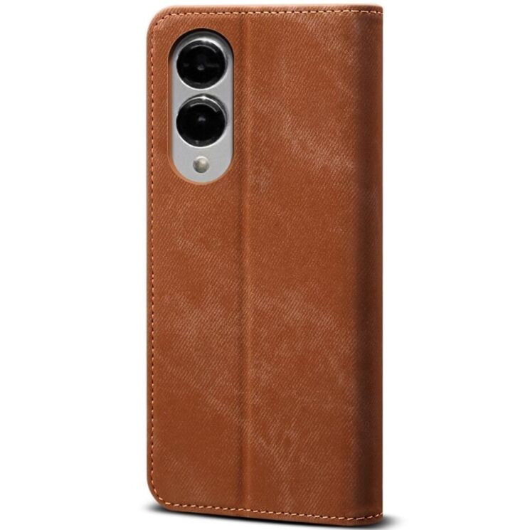 Чохол-книжка UniCase Jeans Wallet для Samsung Galaxy S25 Edge (S937) - Coffee: фото 6 з 7