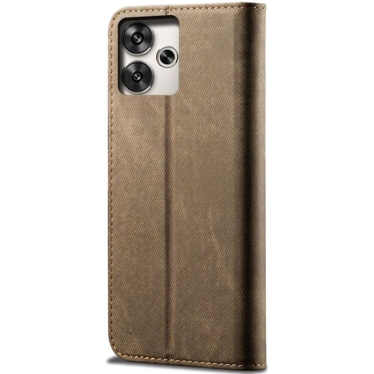Чохол-книжка UniCase Jeans Wallet для Xiaomi Poco F6 - Khaki: фото 6 з 6