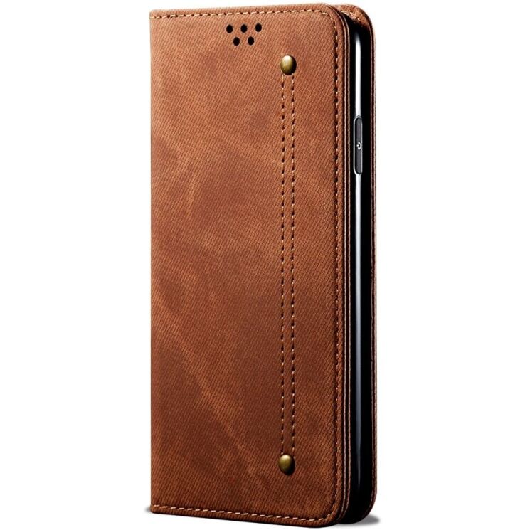 Чохол-книжка UniCase Jeans Wallet для Xiaomi Poco F7 Pro - Coffee: фото 5 з 7