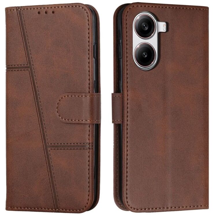 Чехол-книжка UniCase Jet Cover для Xiaomi Poco X7 Pro - Brown: фото 1 из 10