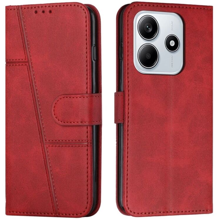 Чехол-книжка UniCase Jet Cover для Xiaomi Redmi Note 14 5G - Red: фото 1 из 10
