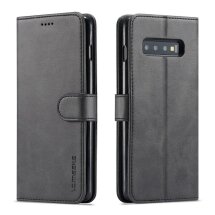 Чохол LC.IMEEKE Wallet Case для Samsung Galaxy S10 (G973) - Black: фото 1 з 9
