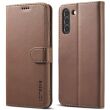 Чехол LC.IMEEKE Wallet Case для Samsung Galaxy S21 FE (G990) - Coffee (230623C)