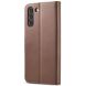 Чехол LC.IMEEKE Wallet Case для Samsung Galaxy S21 FE (G990) - Coffee (230623C). Фото 3 из 10