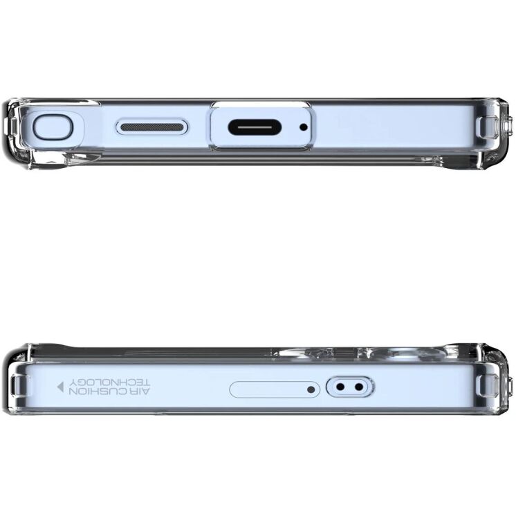 Чохол з підставкою Spigen Ultra Hybrid S (MagFit) для Samsung Galaxy S25 Ultra (S938) ACS08963 - Clear White: фото 11 з 17