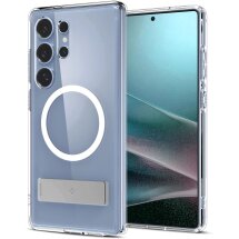 Чохол з підставкою Spigen Ultra Hybrid S (MagFit) для Samsung Galaxy S25 Ultra (S938) ACS08963 - Clear White: фото 1 з 17