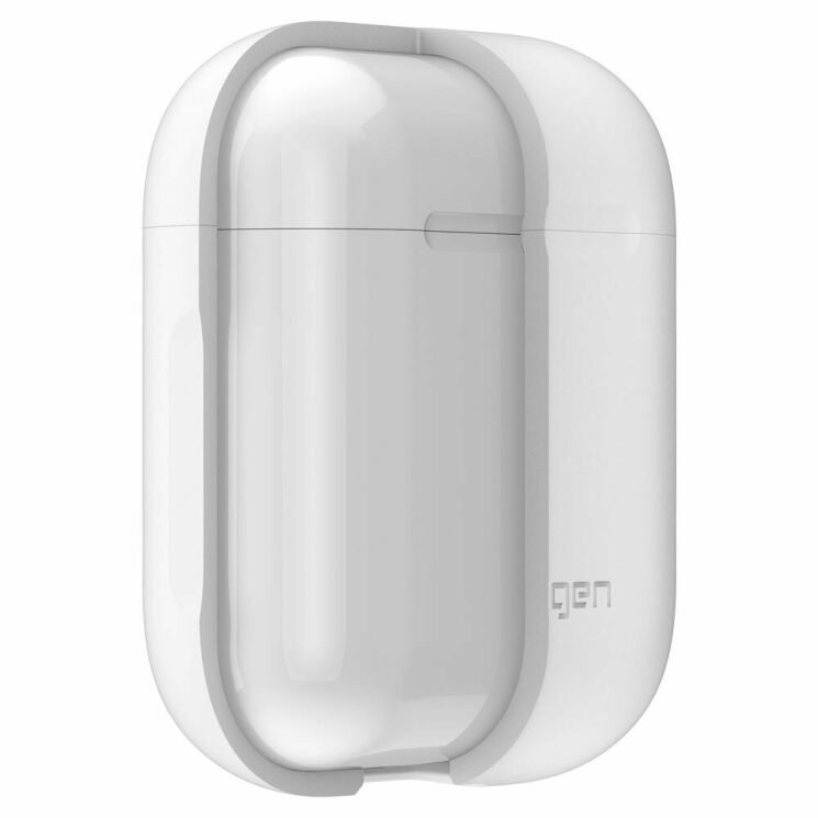 Чехол Spigen (SGP) Silicone Case для Apple AirPods 1 / 2 - White: фото 6 из 7