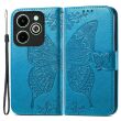 Чехол UniCase Butterfly Pattern для Infinix Hot 40i - Blue (345020L)
