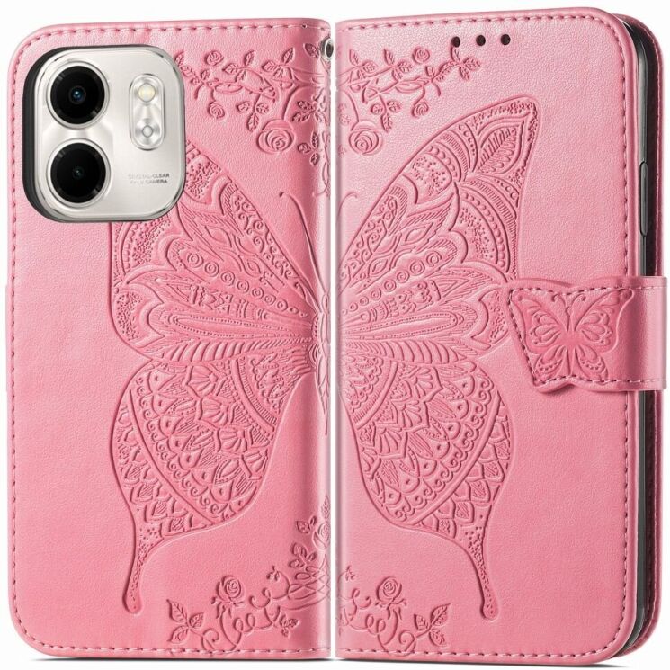 Чохол UniCase Butterfly Pattern для Infinix Smart 9 (X6532) - Pink: фото 1 з 6