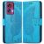 Чехол UniCase Butterfly Pattern для Motorola Edge 50 Fusion - Blue: фото 1 из 8
