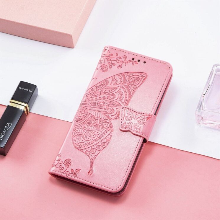 Чехол UniCase Butterfly Pattern для Motorola Moto G15 - Pink: фото 6 из 12