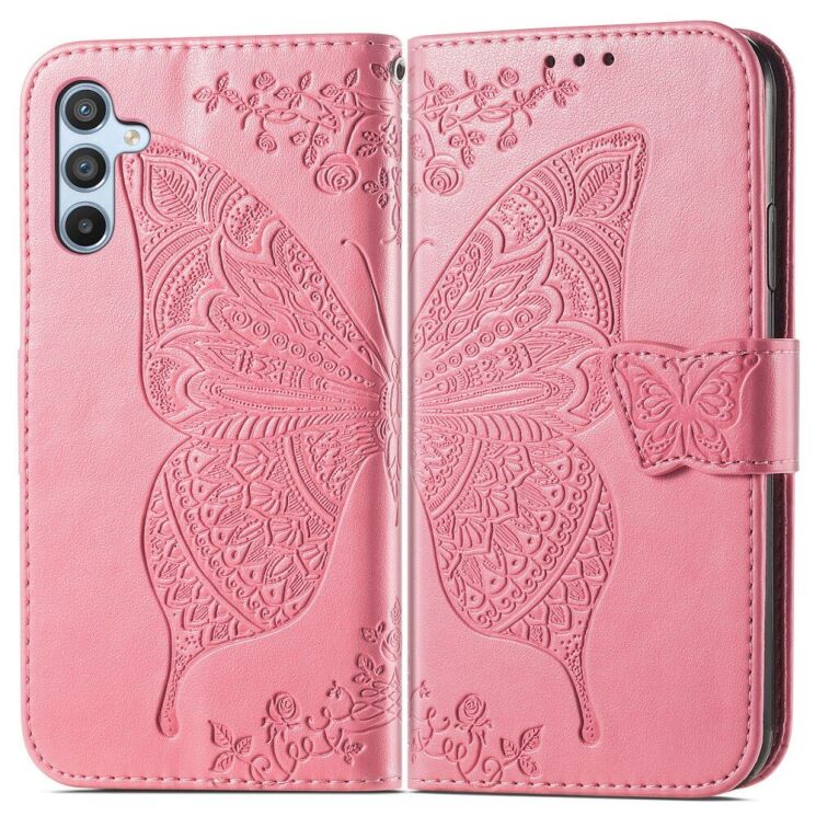 Чехол UniCase Butterfly Pattern для Samsung Galaxy A36 (A366) / A56 (A566) - Pink: фото 1 из 10