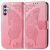 Чехол UniCase Butterfly Pattern для Samsung Galaxy A36 (A366) / A56 (A566) - Pink: фото 1 из 10