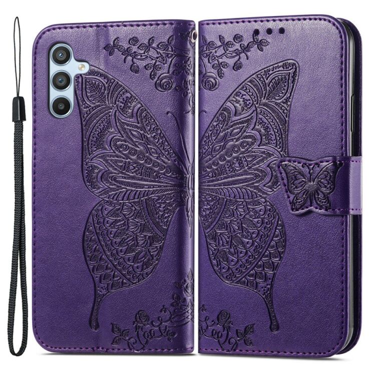 Чехол UniCase Butterfly Pattern для Samsung Galaxy A54 (A546) - Purple: фото 1 из 7