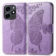 Чохол UniCase Butterfly Pattern для TECNO Spark 20C - Light Purple (345614LV)