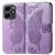 Чехол UniCase Butterfly Pattern для TECNO Spark 20C - Light Purple: фото 1 из 8
