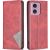 Чехол UniCase Geometric Pattern для Motorola Moto G24 / G04 / G04s / E14 - Red: фото 1 из 8