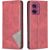 Чехол UniCase Geometric Pattern для Motorola Moto G55 - Red: фото 1 из 8