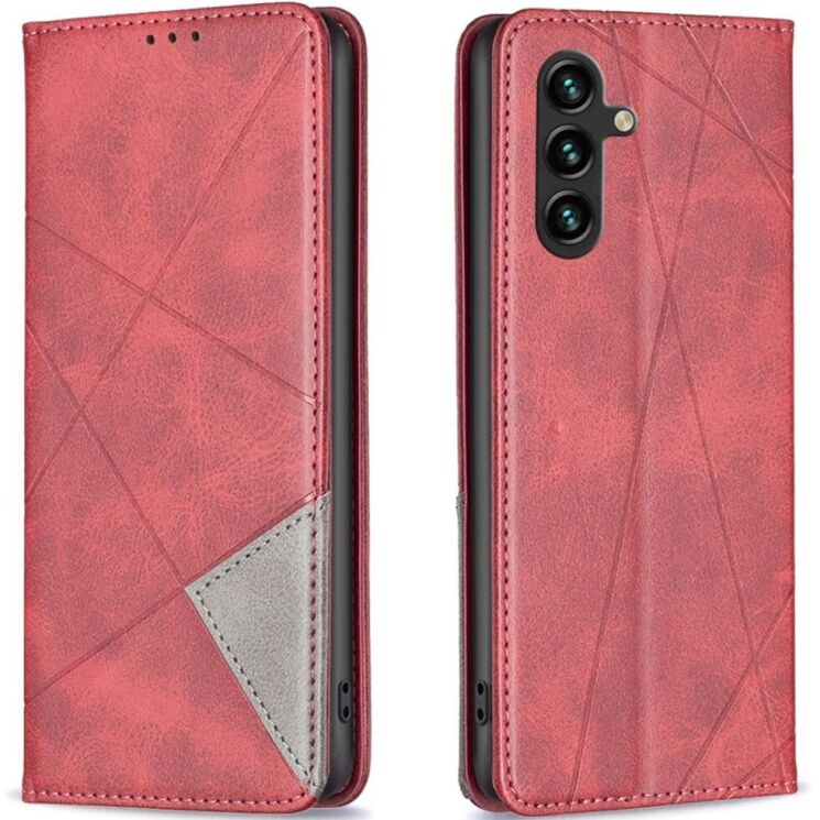 Чехол UniCase Geometric Pattern для Samsung Galaxy A16 (A165) - Red: фото 1 из 8