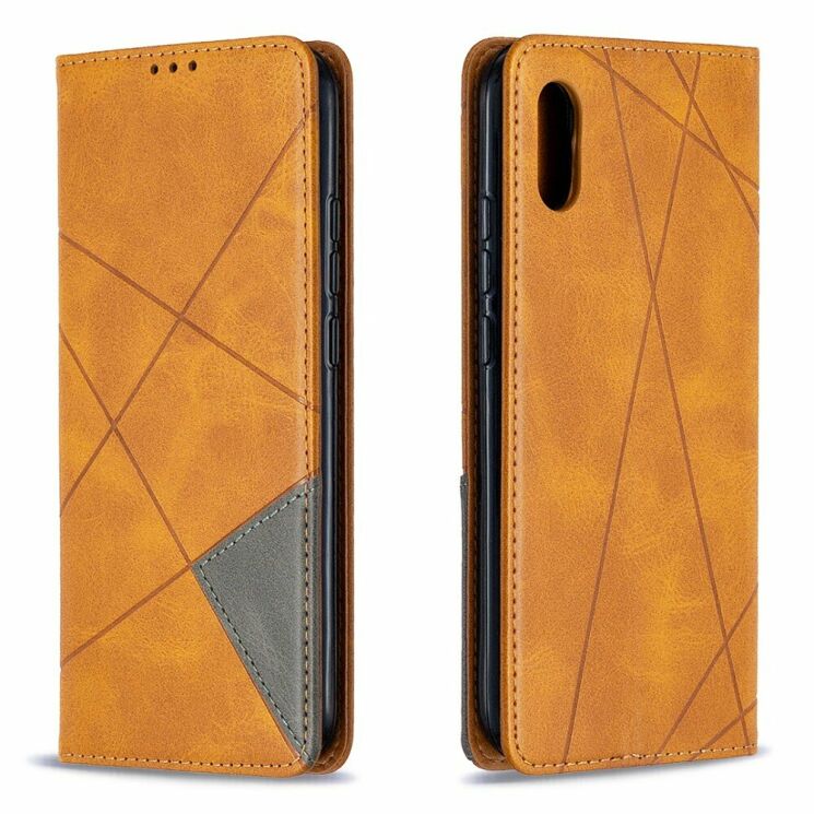 Чехол UniCase Geometric Pattern для Xiaomi Redmi 9A - Brown: фото 5 из 10
