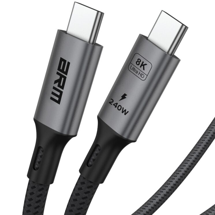 Кабель ArmorStandart Type-C to Type-C 240W (1m) - Black: фото 4 з 7