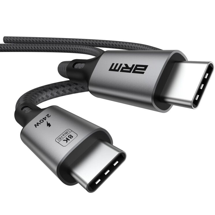 Кабель ArmorStandart Type-C to Type-C 240W (1m) - Black: фото 2 з 7