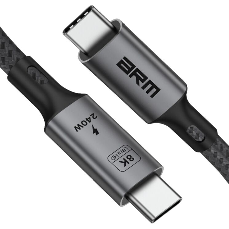 Кабель ArmorStandart Type-C to Type-C 240W (1m) - Black: фото 3 з 7