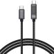 Кабель DEVIA EC313 Extreme Speed Series Type-C to Type-C 60W (3A, 1.2m) - Black (896497B). Фото 1 з 8