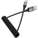 Кабель Hoco X121 USB to Type-C (3A, 1.5m) - Black (896485B). Фото 3 из 9