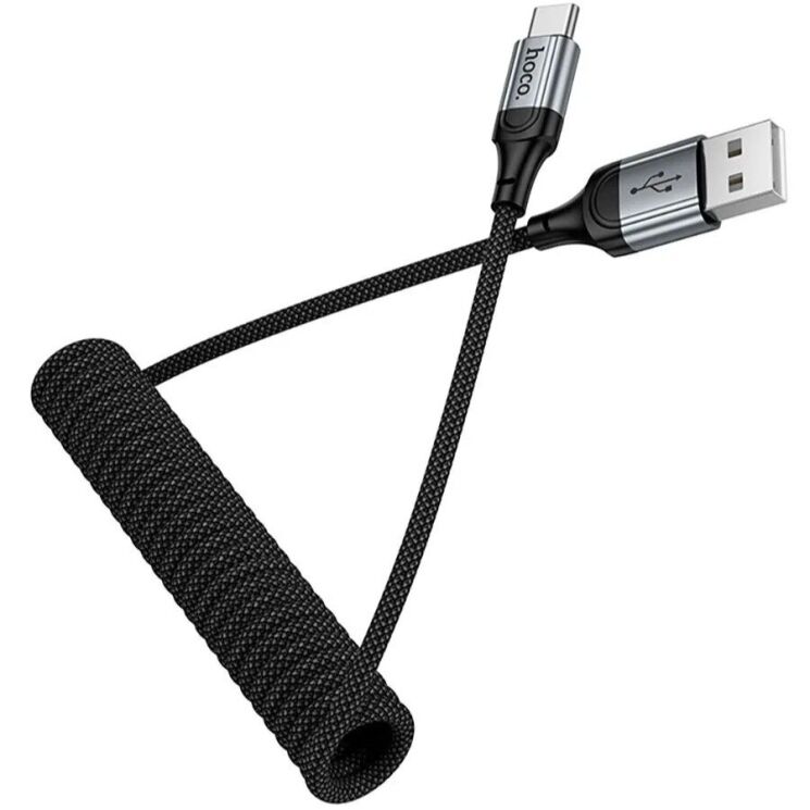 Кабель Hoco X121 USB to Type-C (3A, 1.5m) - Black (896485B) Кабель Hoco X121 USB to Type-C (3A, 1.5m) - Black: фото 3 из 9