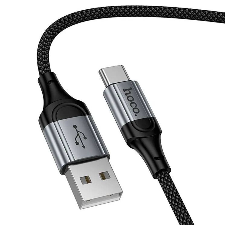 Кабель Hoco X121 USB to Type-C (3A, 1.5m) - Black (896485B) Кабель Hoco X121 USB to Type-C (3A, 1.5m) - Black: фото 6 из 9