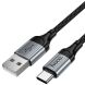 Кабель Hoco X121 USB to Type-C (3A, 1.5m) - Black (896485B). Фото 4 из 9
