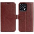 Классический чехол-книжка Deexe Wallet Style для OPPO Reno 15 - Brown (405741Z)