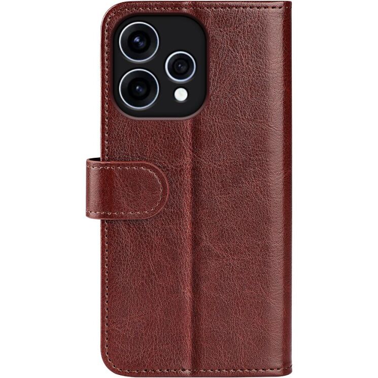 Классический чехол-книжка Deexe Wallet Style для OPPO Reno 15 - Brown: фото 5 из 6