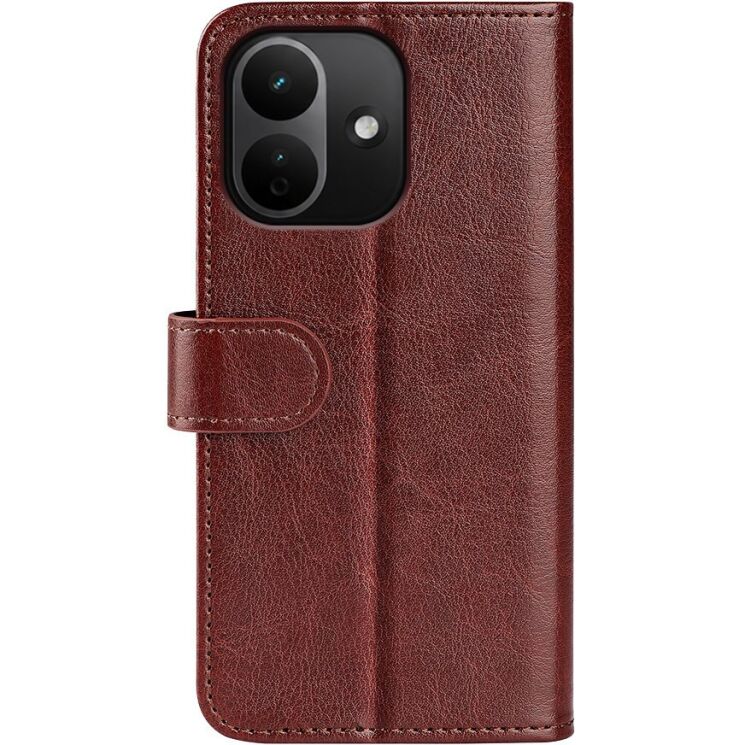 Класичний чохол-книжка Deexe Wallet Style для Xiaomi Redmi Note 17 Pro - Brown (429525Z) Класичний чохол-книжка Deexe Wallet Style для Xiaomi Redmi Note 17 Pro - Brown: фото 6 з 8