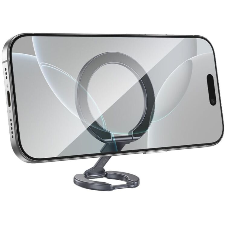 Кільце-тримач Hoco GH9 - Metal Grey: фото 4 з 8