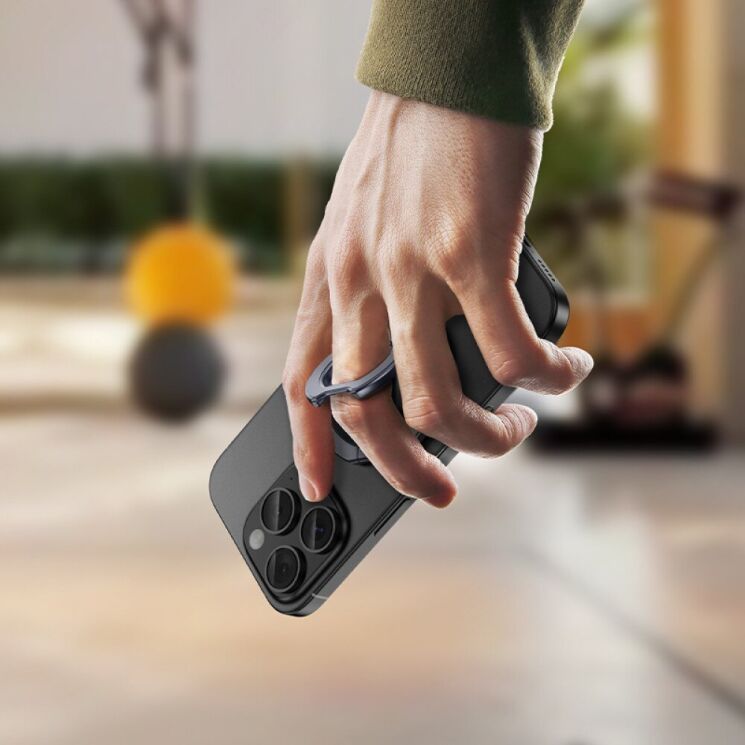 Кільце-тримач Hoco GH9 - Metal Grey: фото 8 з 8