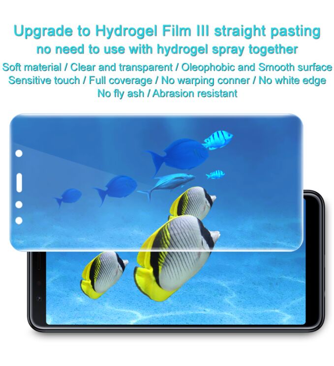 Комплект защитных пленок IMAK Full Coverage Hydrogel Film Samsung Galaxy A7 2018 (A750): фото 10 из 14