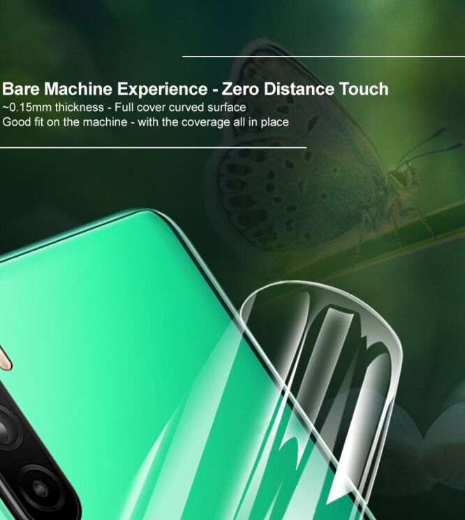 Комплект защитных пленок на заднюю панель IMAK Full Coverage Hydrogel Film для Xiaomi Poco X4 GT: фото 5 из 17
