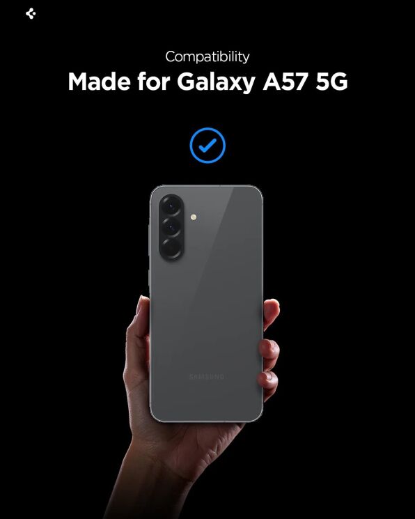 Комплект защитных стекол Spigen GLAS.tR EZ Fit Pro Anti Reflection для Samsung Galaxy A57 (A576) AGL11397: фото 3 из 8