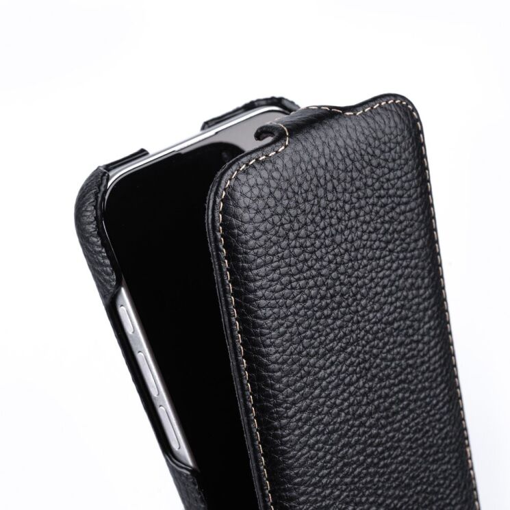 Кожаный чехол MELKCO Jacka Type для Apple iPhone 16 - Black: фото 4 из 4