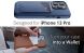 Кожаный чехол MUJJO Full Leather Wallet для Apple iPhone 13 Pro - Monaco Blue (280595L). Фото 7 из 16