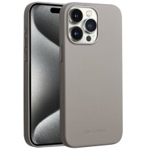 Защитный чехол QIALINO Classic Cover (with MagSafe Support) для Apple iPhone 15 Pro - Grey: фото 1 из 7