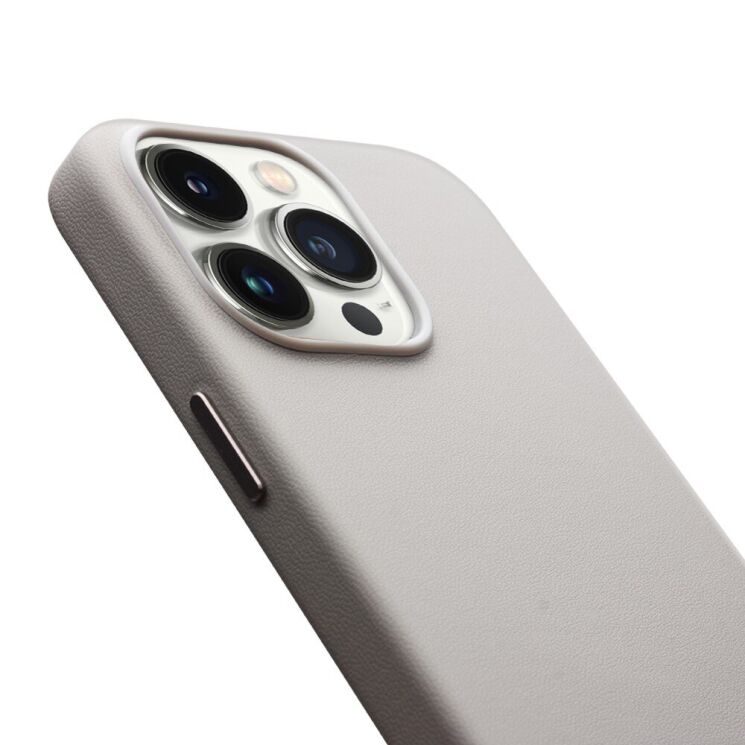 Защитный чехол QIALINO Classic Cover (with MagSafe Support) для Apple iPhone 15 Pro - Grey: фото 5 из 7